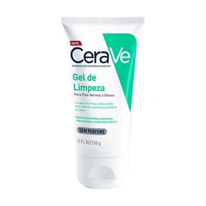 Gel de Limpeza Facial Cerave - Pele Normal a Oleosa