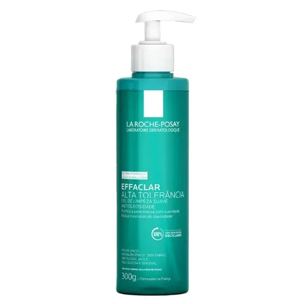 Gel de Limpeza Facial La Roche-Posay Effaclar Alta Tolerância 300g