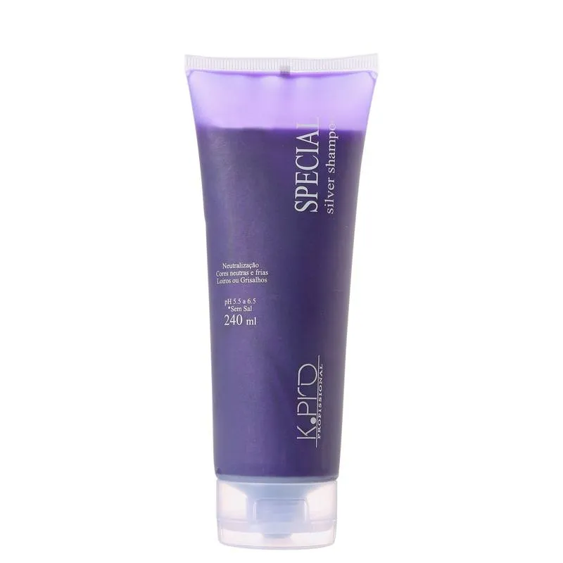 K.Pro Special Silver – Shampoo Desamarelador 240ml