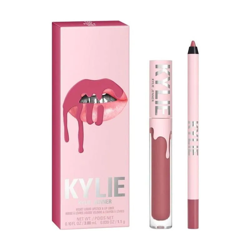 Kit Batom Velvet e Lápis Kylie Cosmetics Lip Kit