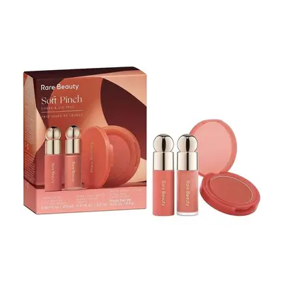 Kit Blush e Batom Liquido Rare Beauty Soft Pinch Cheek & Lip Trio
