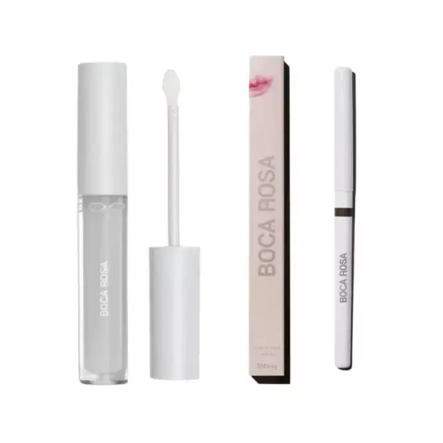 Kit Boca Perfeita Boca Rosa – Contorno Labial + Gloss