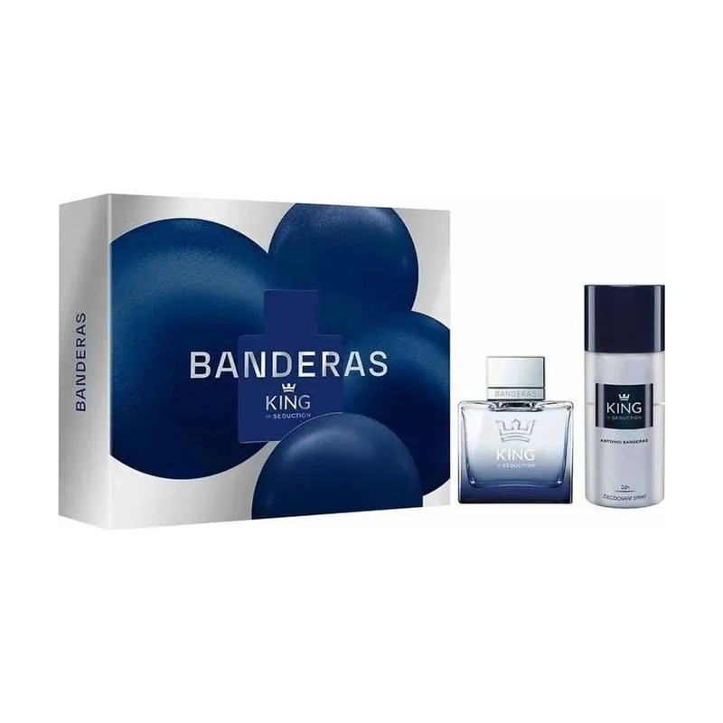 Kit Coffret Antonio Banderas King Of Seduction Masculino Eau de Toilette