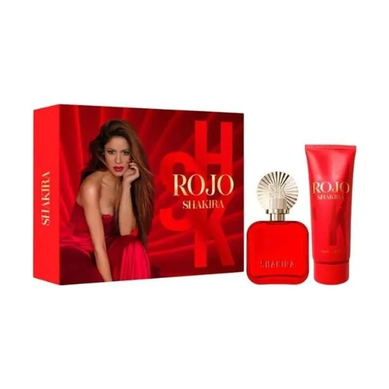 Kit Coffret Shakira Rojo Feminino Eau de Parfum