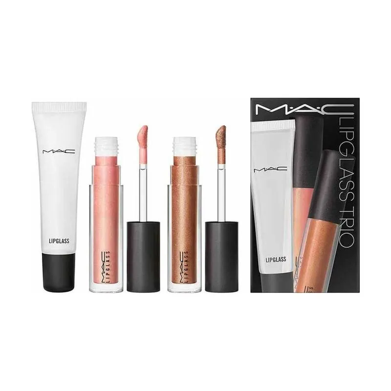 Kit de Gloss Labial MAC Glossed Out Lipglass Trio