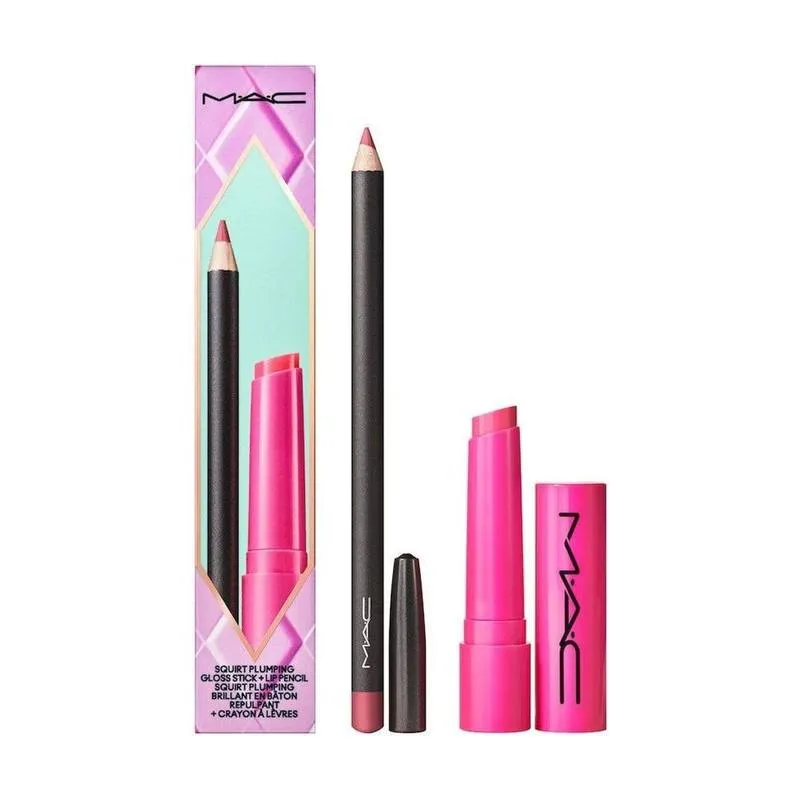 Kit Gloss + Lápis de Boca Mac Anything's Glossible