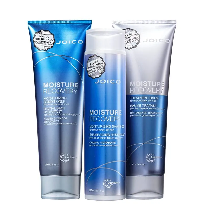 Kit Joico Moisture Recovery Smart Release Trio (3 Produtos)
