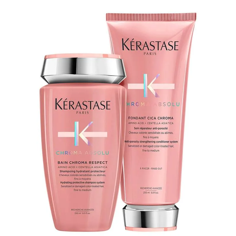 Kit Kérastase Chroma Absolu Bain Respect Fondant Cica (2 Produtos)