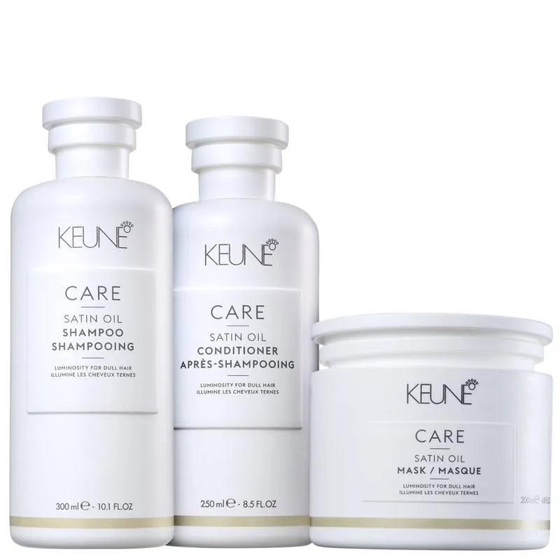 Kit Keune Care Satin Oil Tratamento Profundo (3 Produtos)