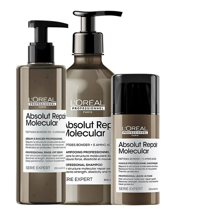 Kit L’Oréal Professionnel Absolut Repair Molecular Super (3 Produtos)