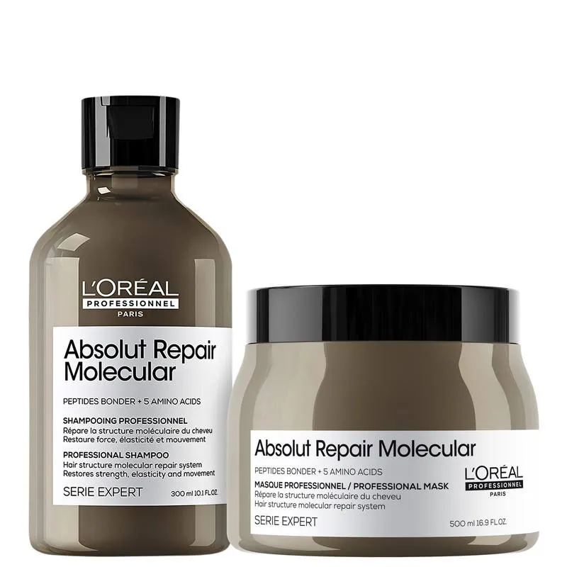 Kit L’Oréal Professionnel Absolut Repair Molecular Tratamento Plus (2 Produtos)