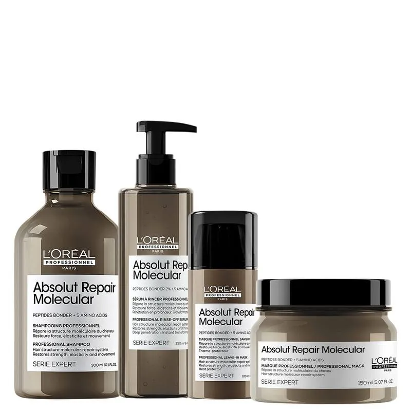 Kit L’Oréal Professionnel Absolut Repair Molecular Ultra (4 Produtos)