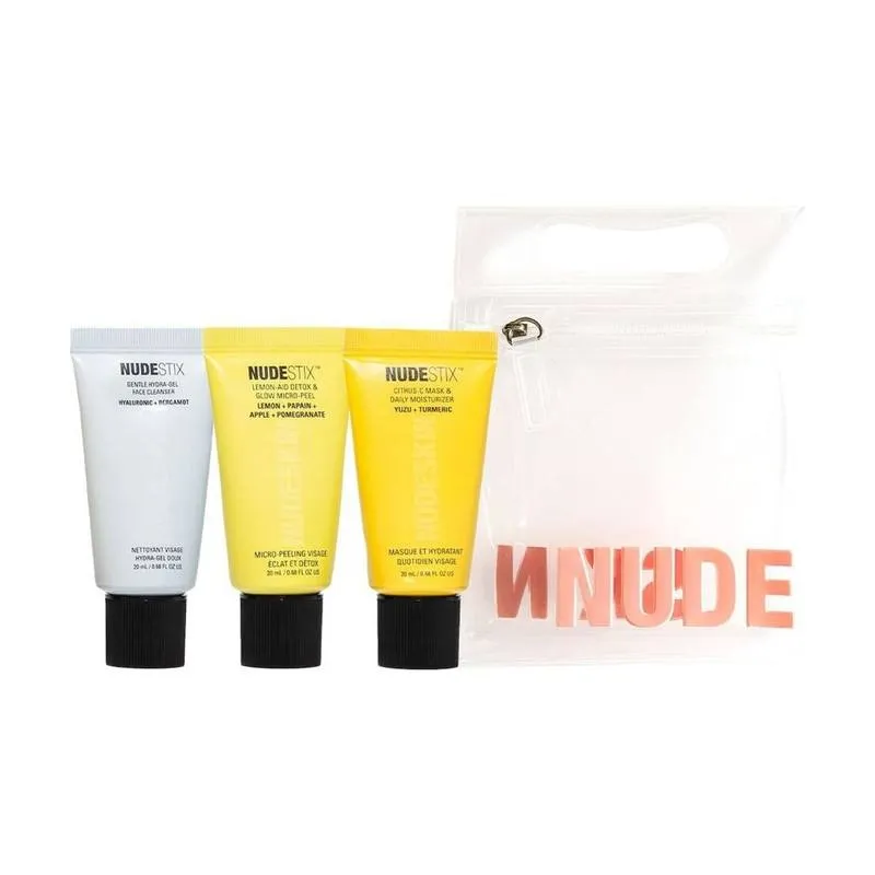 Kit Nudestix Pele Renovada 3 Passos Peles Sensíveis