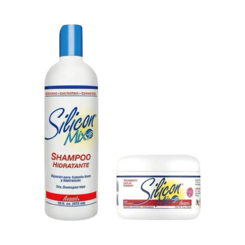 Kit Shampoo e Máscara Silicon Mix Hidratante