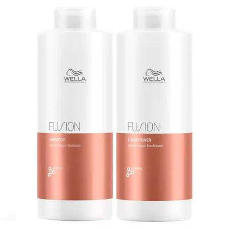 Kit Wella Professionals Fusion - Shampoo + Condicionador - Tamanho Profissional