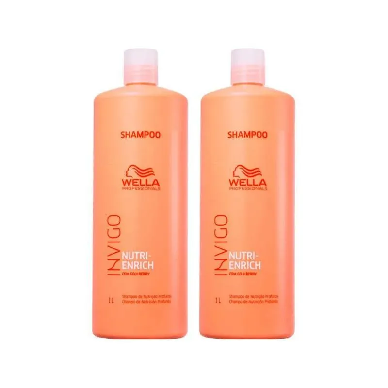 Kit Wella Professionals Invigo Nutri-enrich – Shampoo 1l (2 Produtos)