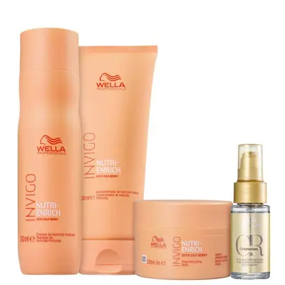 Kit Wella Professionals Invigo Nutri-Enrich Super Reflections (4 Produtos)