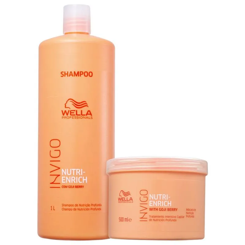 Kit Wella Professionals Invigo Nutri-Enrich Super Salon (2 Produtos)