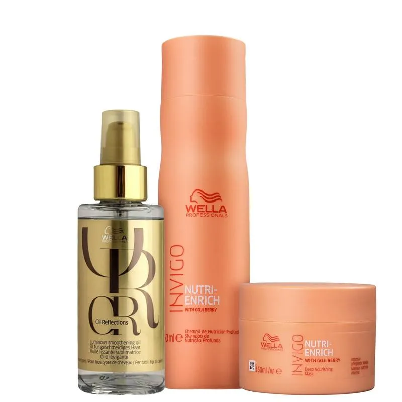 Kit Wella Professionals Invigo Nutri-Enrich Triplo (3 Produtos)