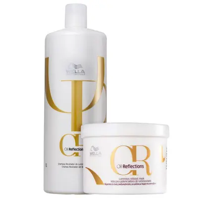 Kit Wella Professionals Oil Reflections Duo Salão (2 Produtos)