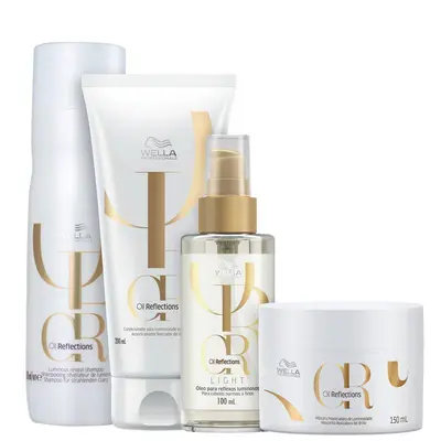 Kit Wella Professionals Oil Reflections Light (4 Produtos)