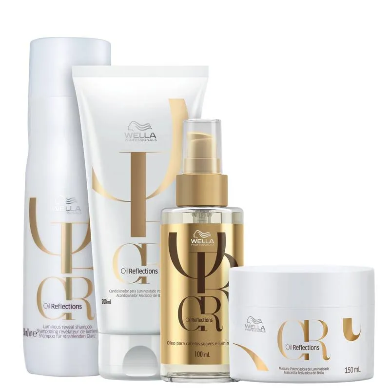 Kit Wella Professionals Oil Reflections Luminous (4 Produtos)