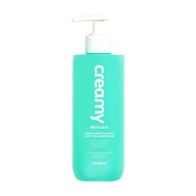 Limpador Facial Antioleosidade Creamy Skincare 300ml