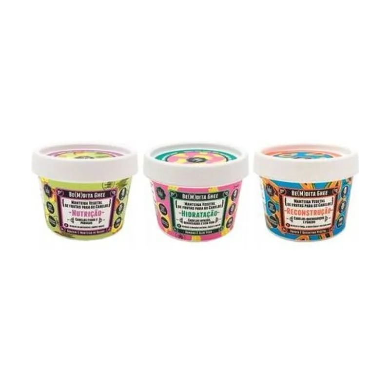 Lola Cosmetics Be(m)dita Ghee Kit 100g - Hidratação + Nutrição + Reconstrução