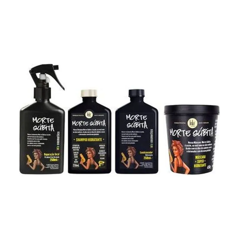 Lola Cosmetics Morte Súbita Kit – Shampoo + Condicionador + Spray + Máscara