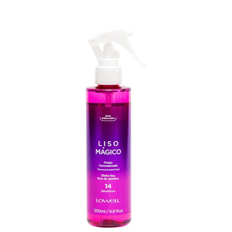 Lowell Liso Mágico – Fluido Termoativado 200ml