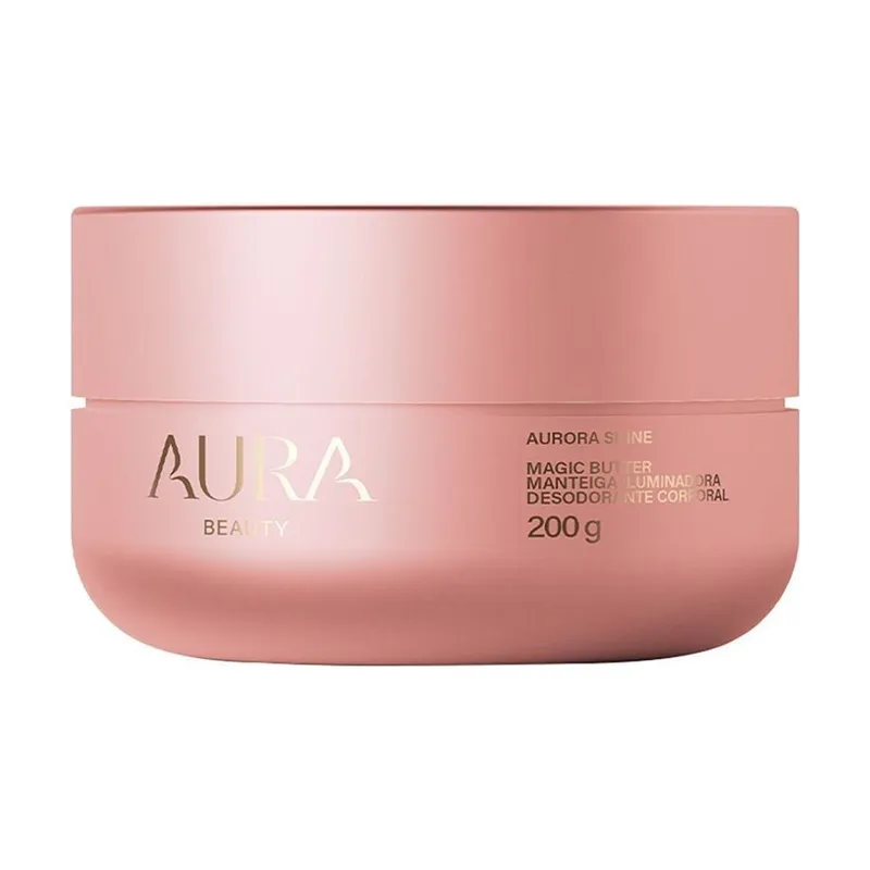 Manteiga Corporal Aura Beauty Aurora Shine Magic Butter