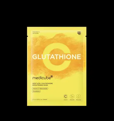Medicube Deep Vita C Glutathione Brightening Mask 27ml x 5 Unidades