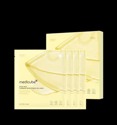 Medicube Kojic Acid Turmeric Brightening Gel Mask 28g x 4 Unidades