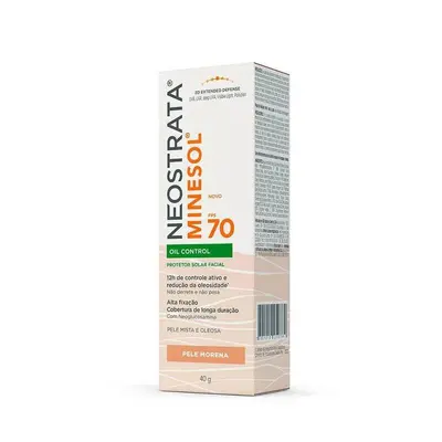Neostrata Minesol Oil Control Protetor Solar Pele Morena Fps70 40G