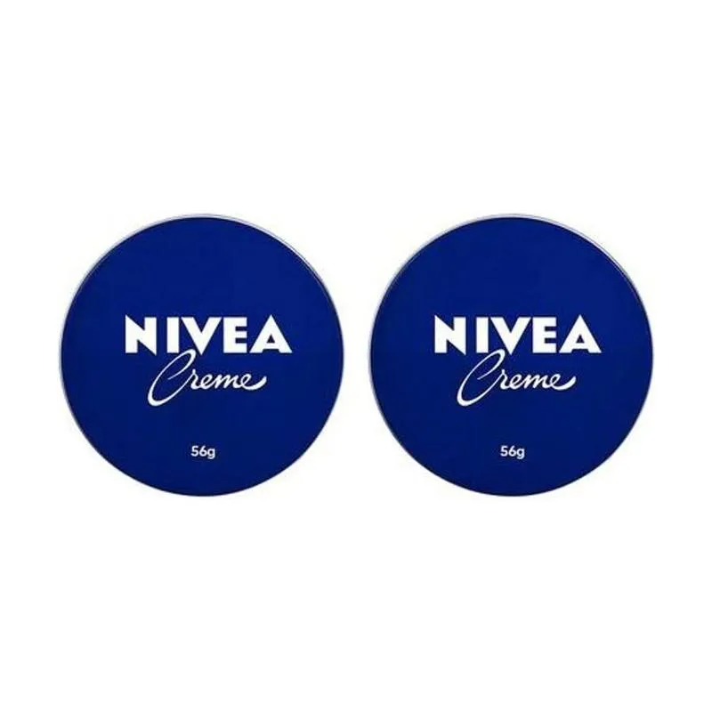 NIVEA Creme Lata Kit com 2 Unidades – Hidratante NIVEA 56g