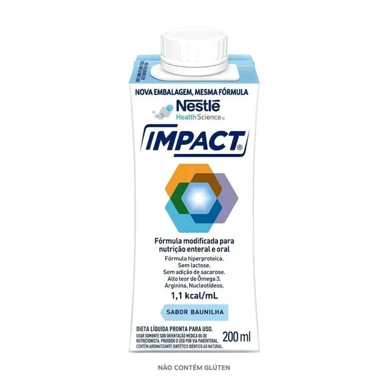 Nutrição Enteral E Oral Impact Baunilha 200Ml
