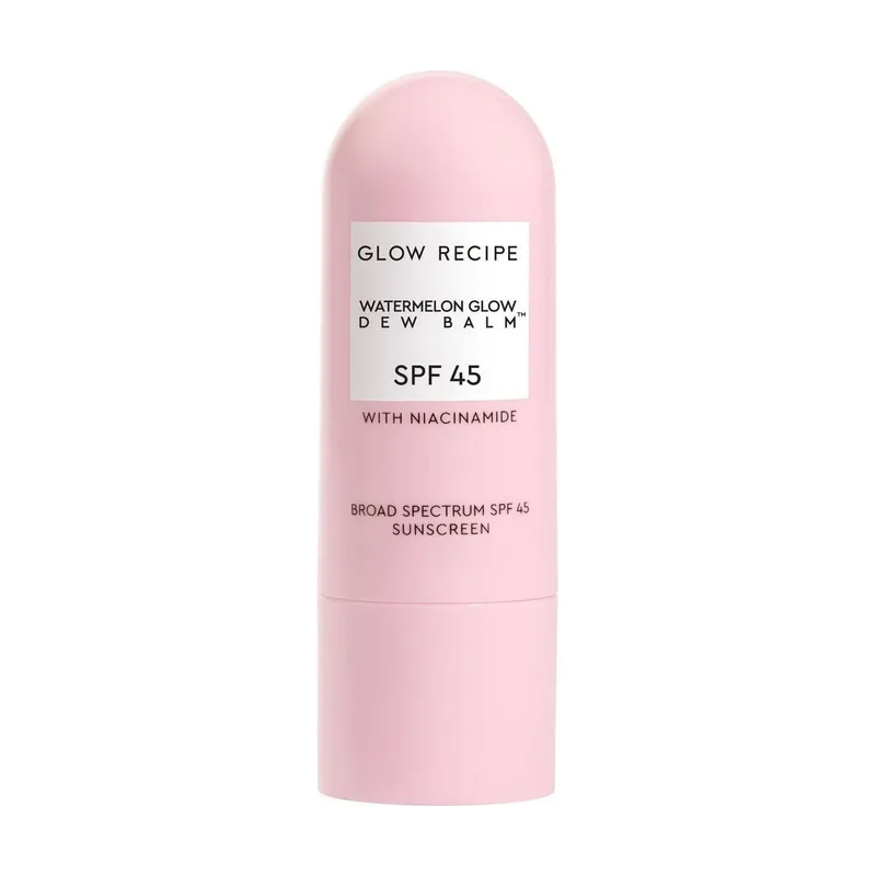 Protetor Solar Facial em Bastão Glow Recipe Dew Balm Watermelon Glow Niacinamide FPS 45
