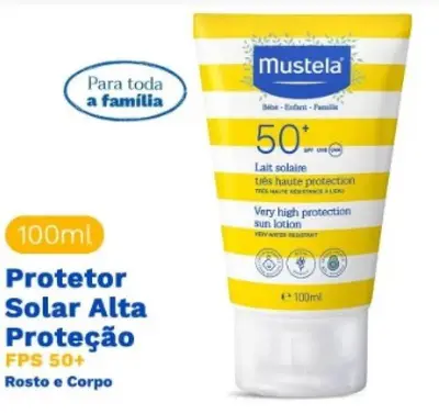 Protetor Solar Infantil Mustela Fps50 100Ml