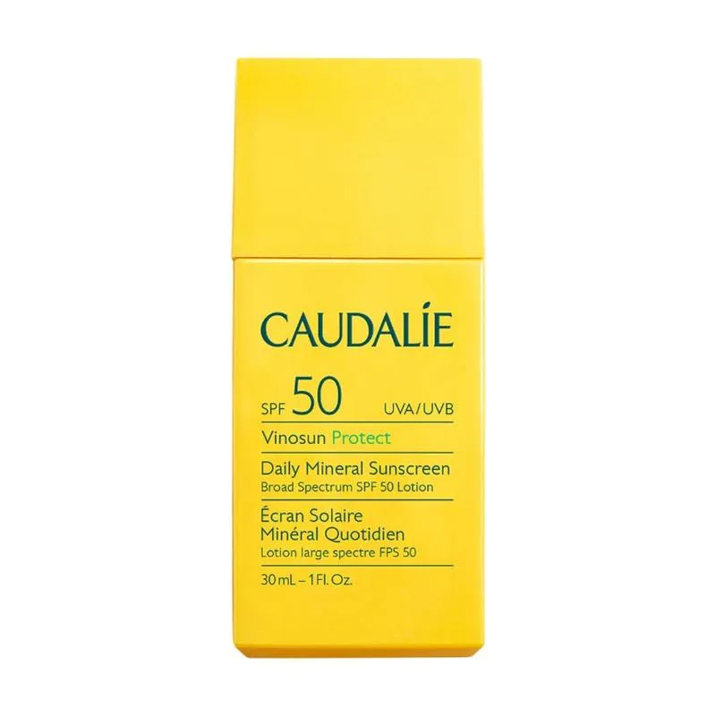 Protetor Solar Mineral Iluminador Caudalie Vinosun FPS 50