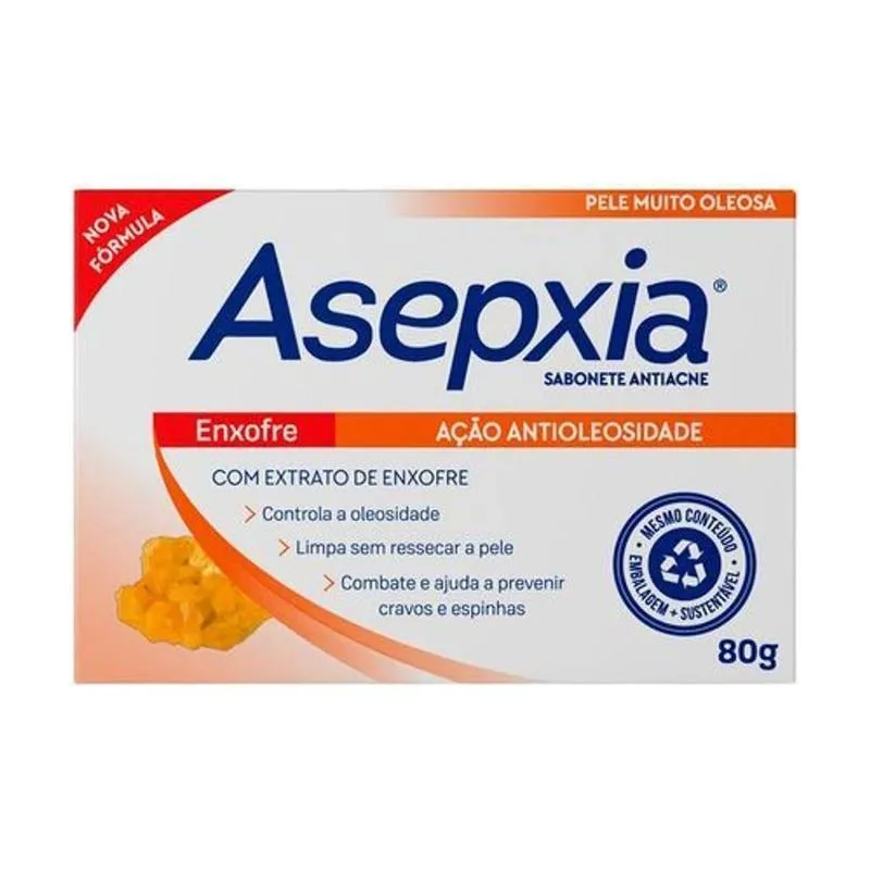Sabonete em Barra Asepxia – Enxofre Ação Anti Oleosidade