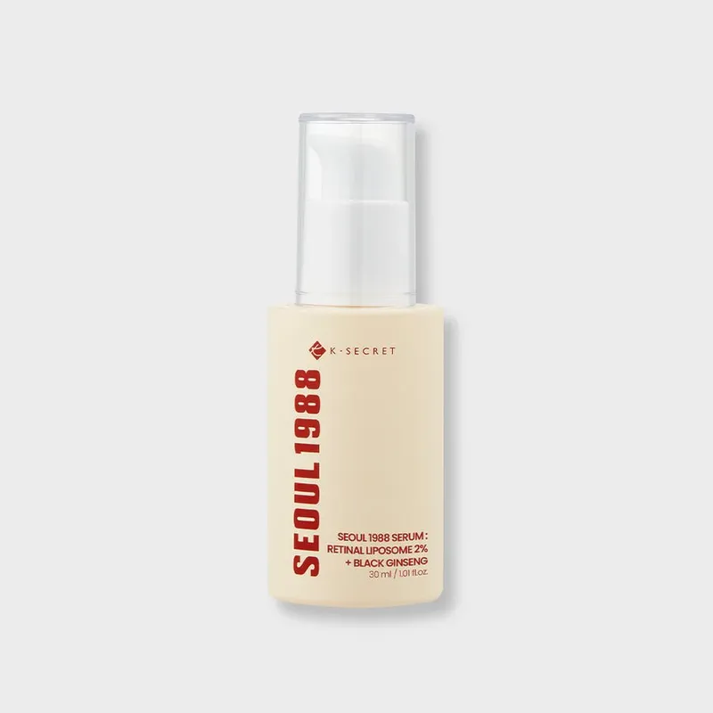 Sérum com Retinal 2% e Ginseng Preto K-Secret Seoul 1988