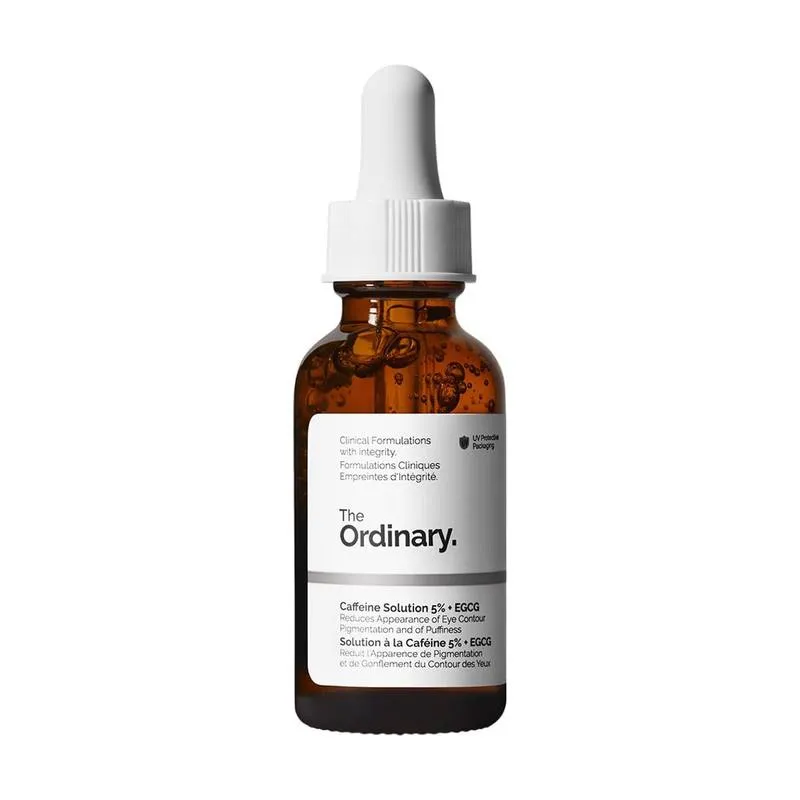 Sérum Revitalizante para Olhos The Ordinary Caffeine Solution 5% + Egcg
