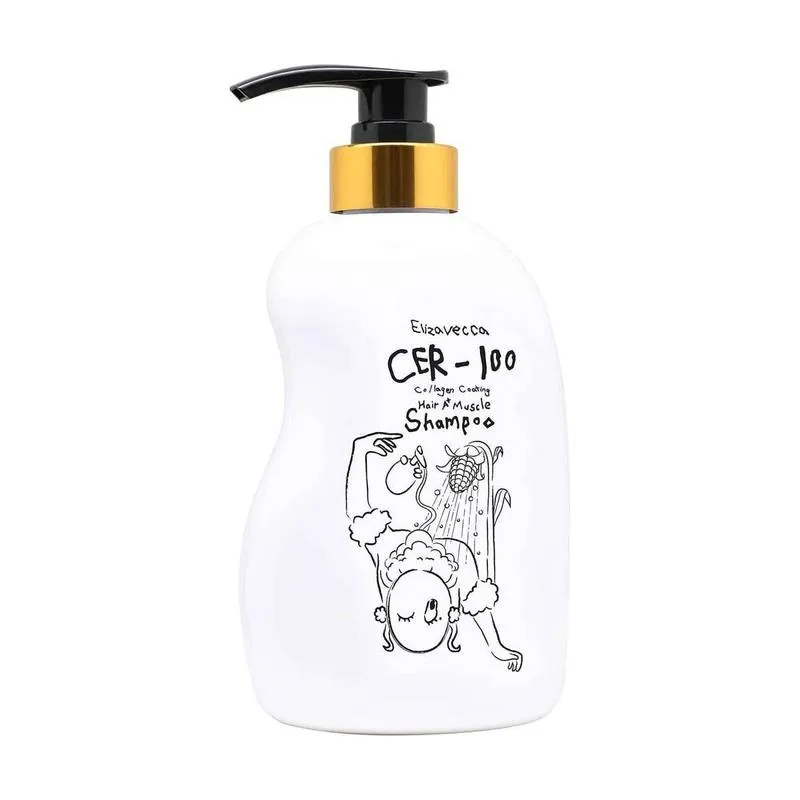 Shampoo Fortalecedor Elizavecca CER-100 Collagen Coating Hair A+ Muscle
