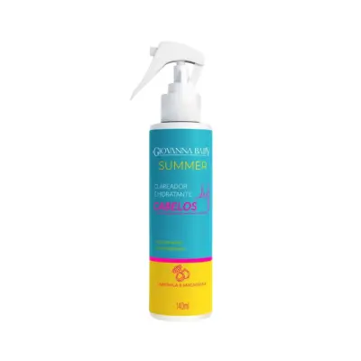 Spray Clareador e Hidratante Capilar Summer 140ml Giovanna Baby Summer