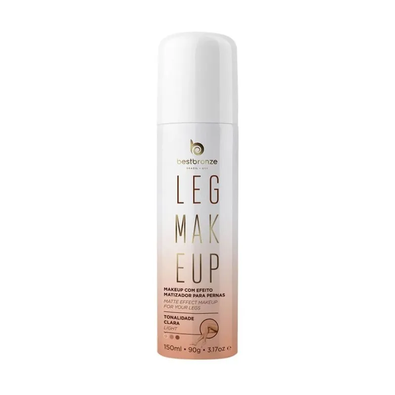 Spray Make Up Com Efeito Bronzer Para as Pernas