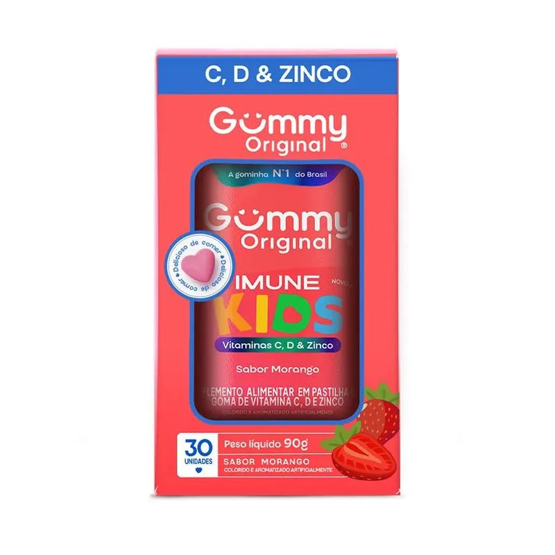 Suplemento Alimentar Gummy Kids Vitamin com 60 unidades