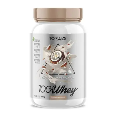 Whey Protein Topway 100% Concentrado Coco Com Baunilha 900g