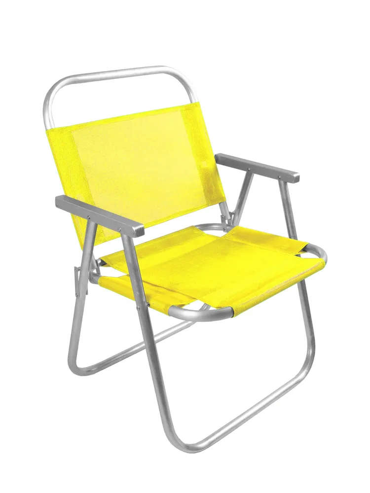 CADEIRA DE PRAIA ALUMINIO - REFORÇADA RIVIERA 130 KG — foto 5