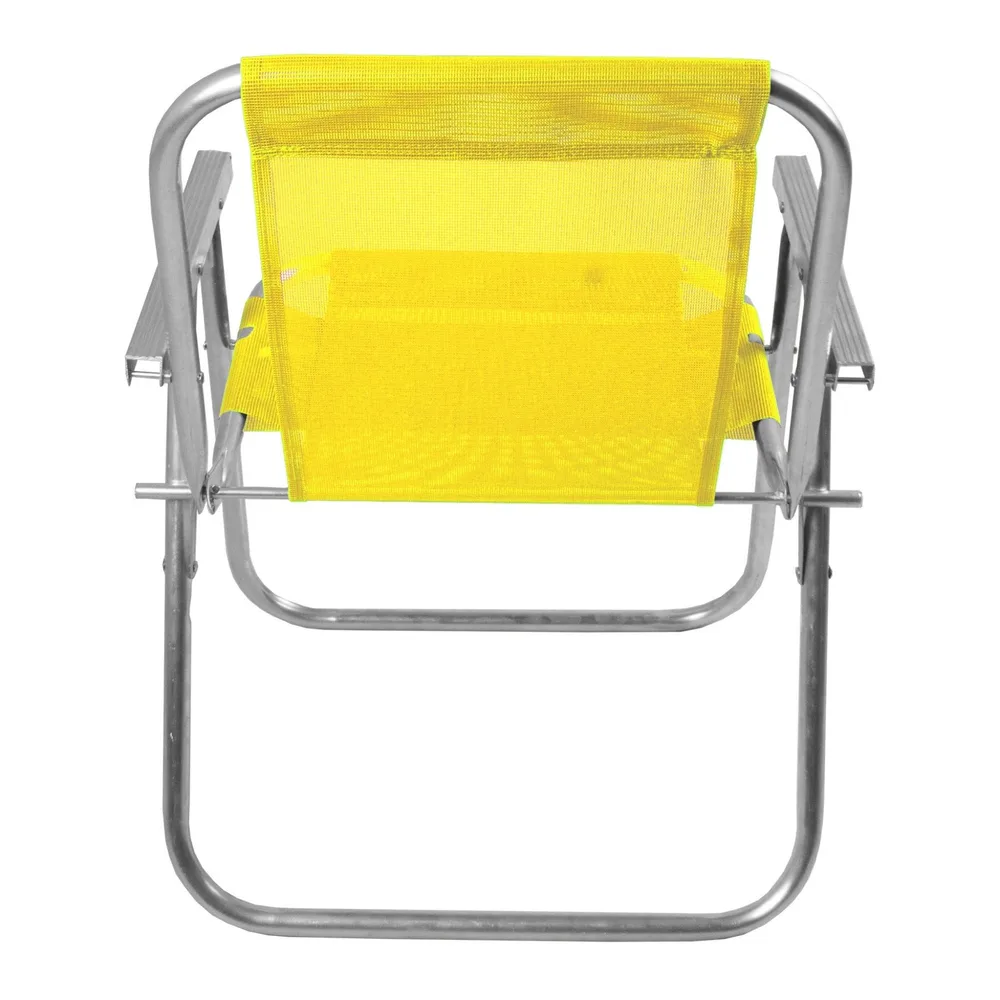 CADEIRA DE PRAIA ALUMINIO - SENTAR 110 KG — foto 4