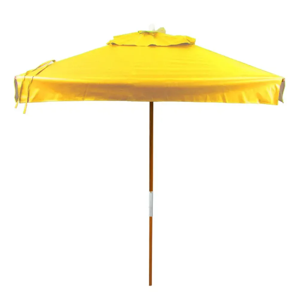 OMBRELONE MADEIRA - 2X2M QUAD. COM ABAS BAGUM